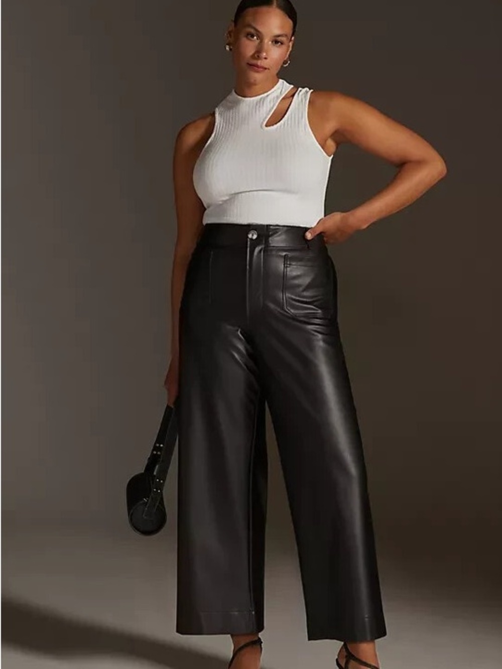 Maeve The Colette Faux Leather Pants